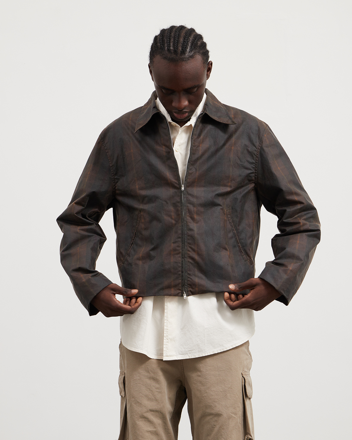 Mini Jacket Hunterbrown Tartan | PRGRSS Store