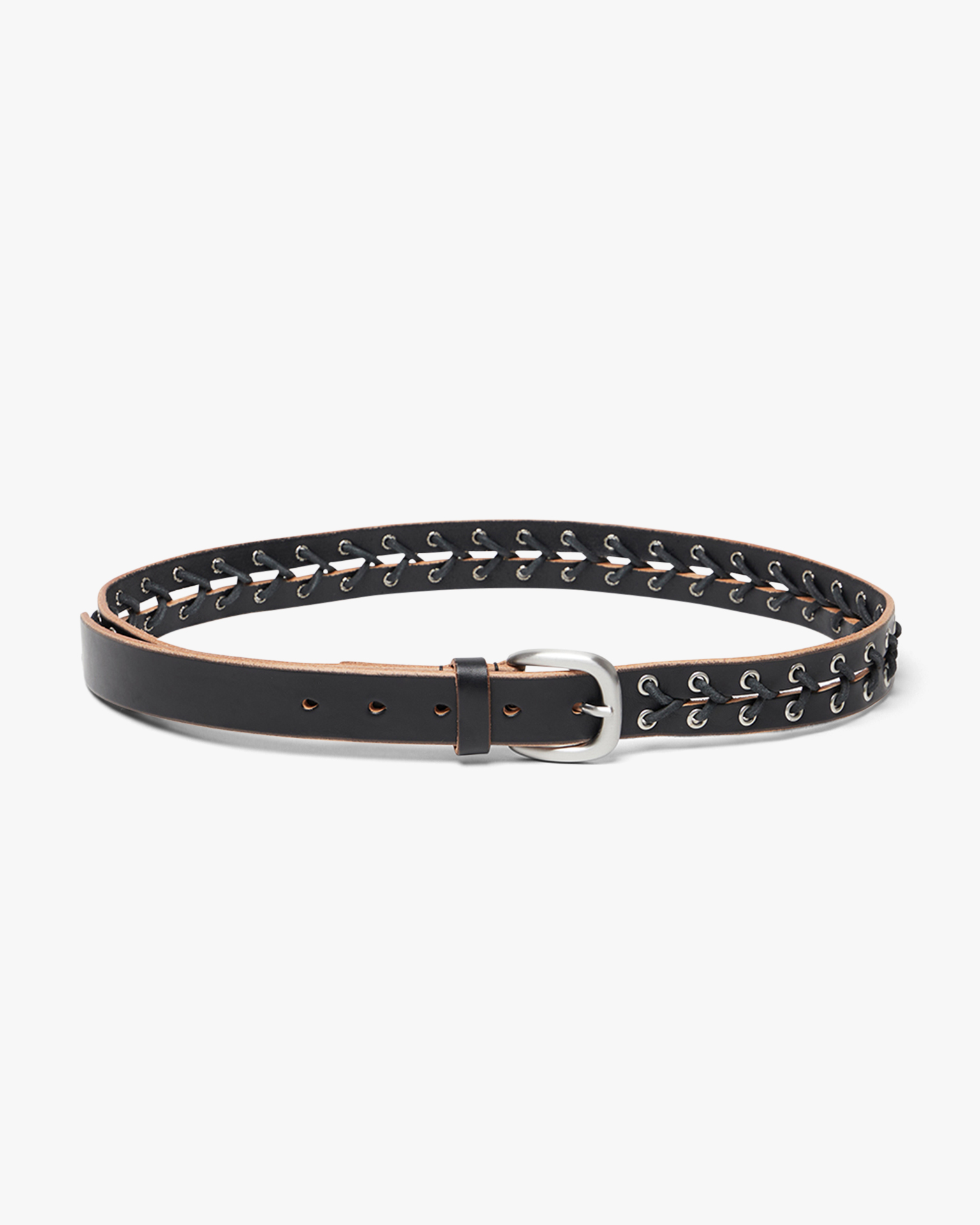 3cm Corset Belt Black Leather | PRGRSS Store