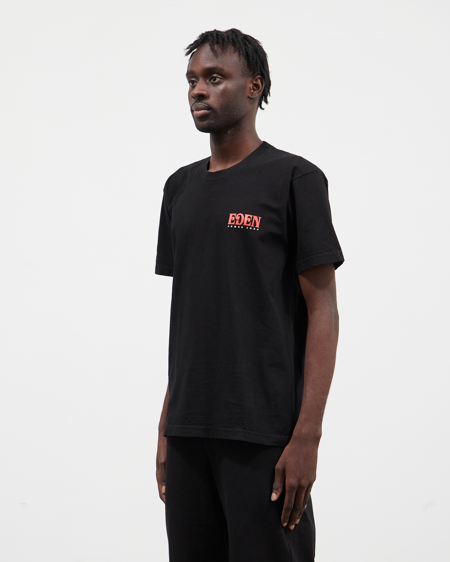 Eden Recycled Short Sleeve Tee Black/Red
