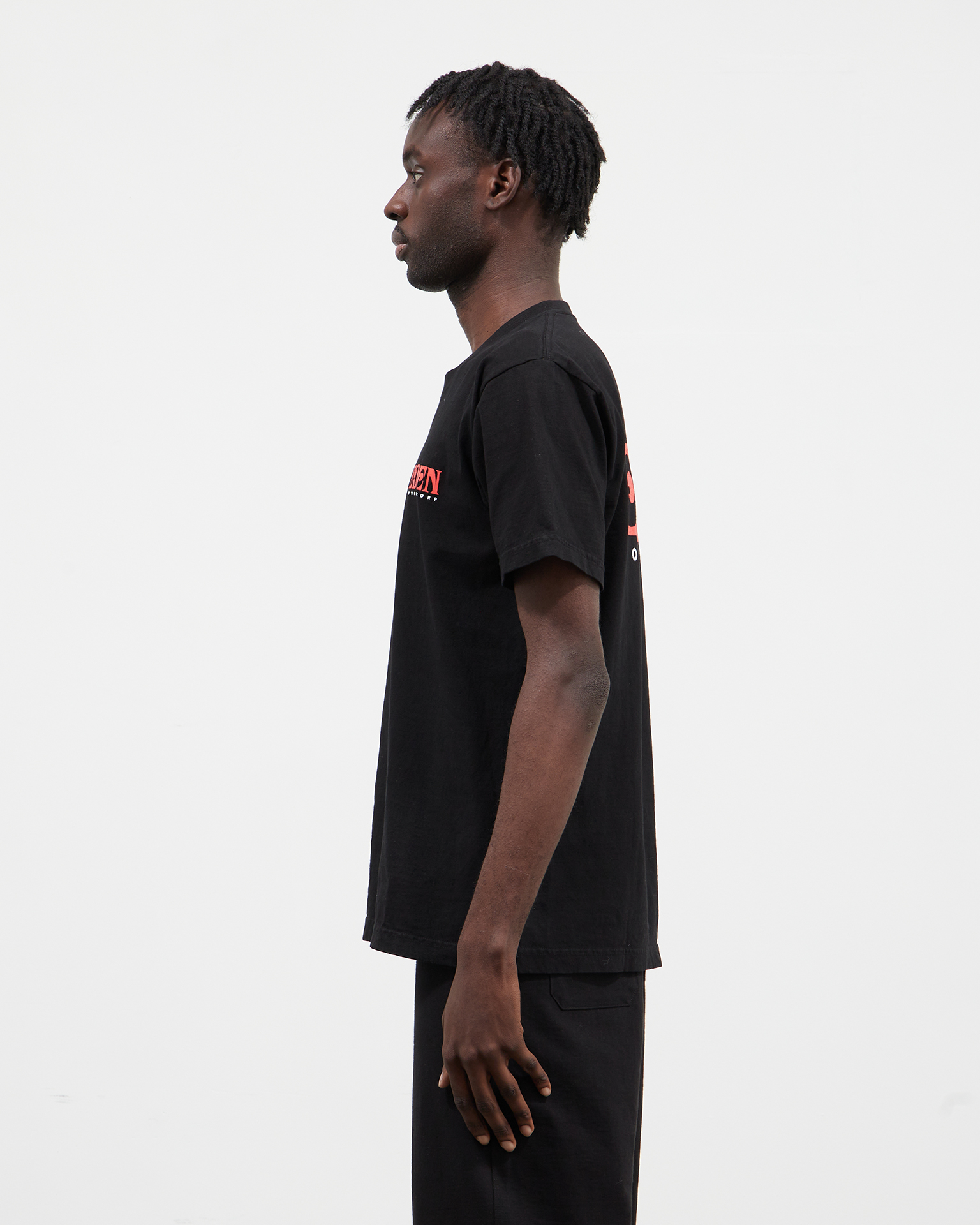 Eden Recycled Short Sleeve Tee Black/Red