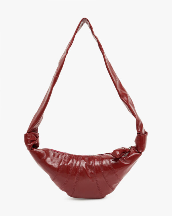 Small Croissant Bag Brick Red