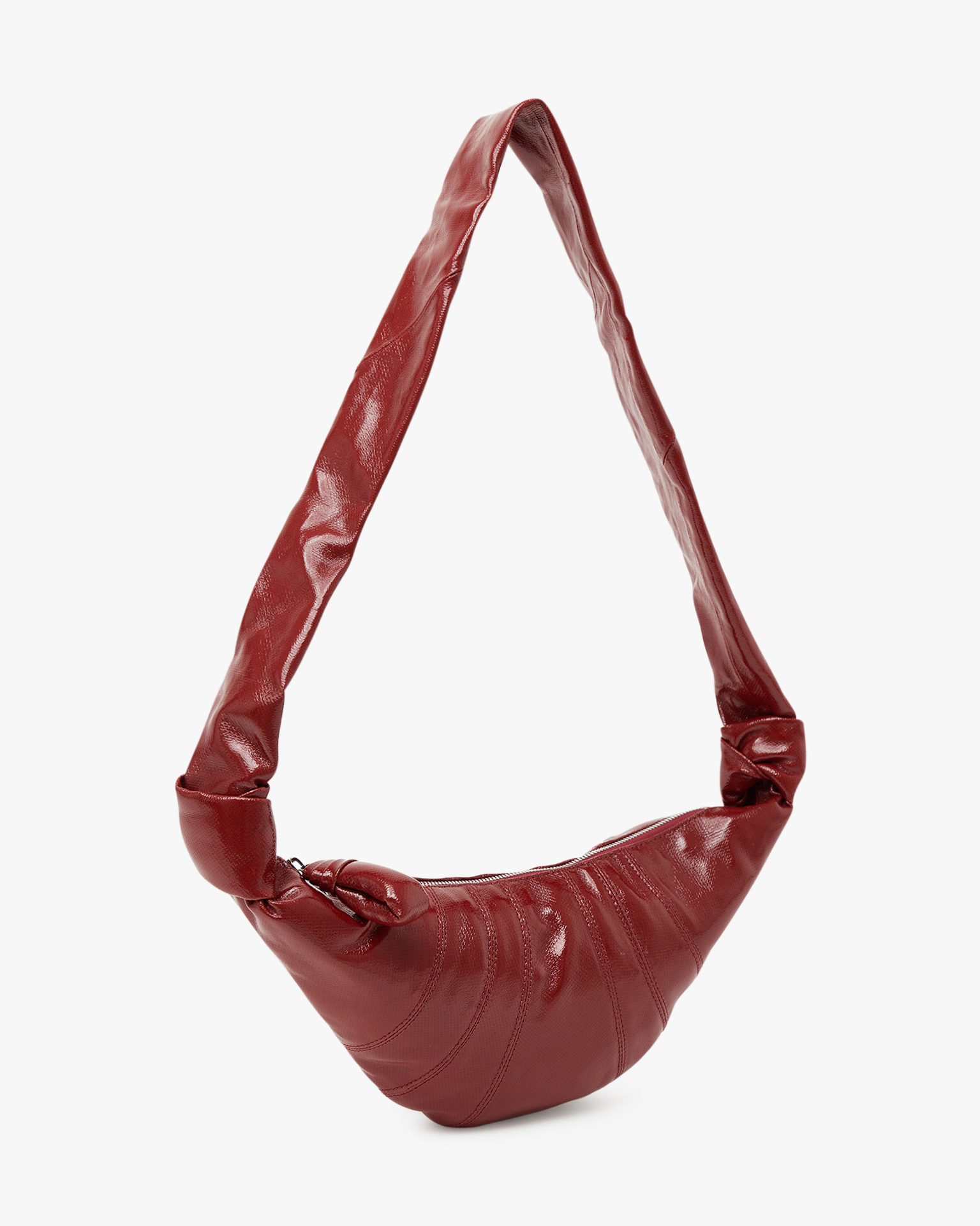 Small Croissant Bag Brick Red
