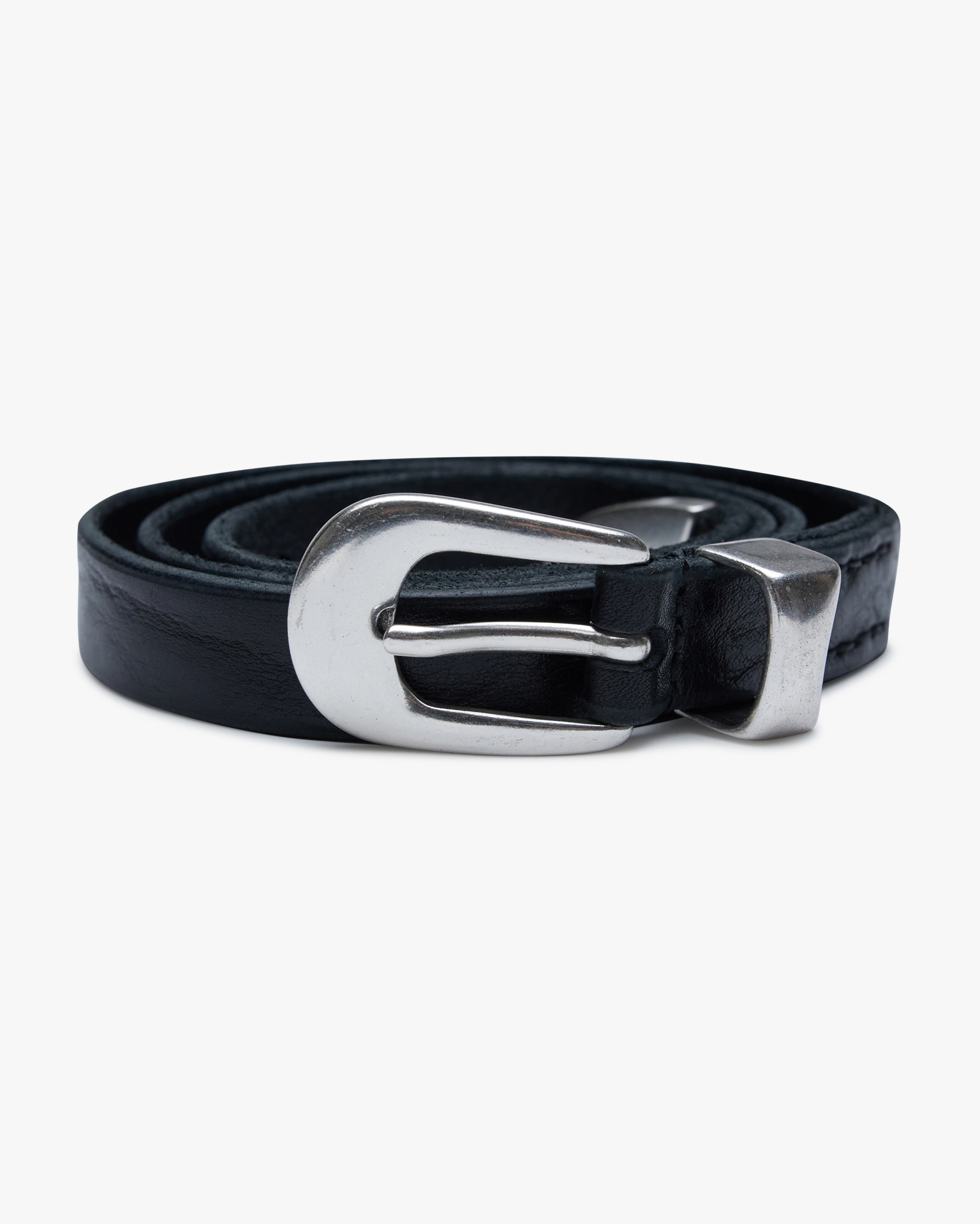 小物 OUR LEGACY L70 2CM BELT BLACK LEATHER Our Legacy Belt 2CM Black Leather