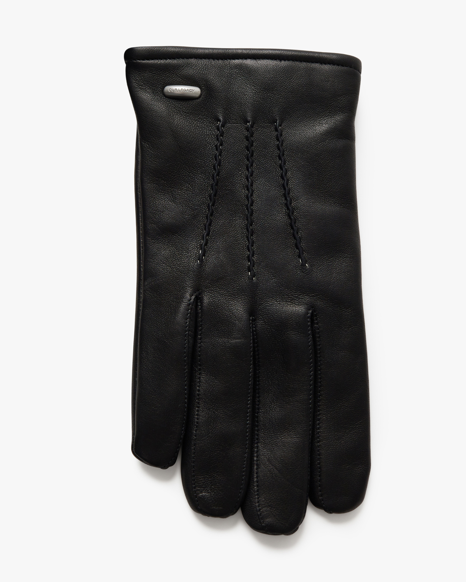 小物 OUR LEGACY HIS GLOVES size S Our Legacy - Hang Loose Glove Black Leather