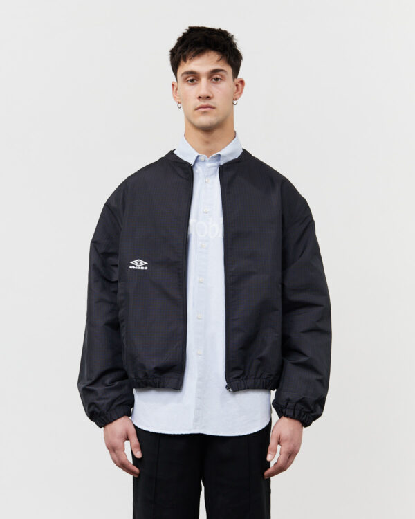 Check Bomber Jacket