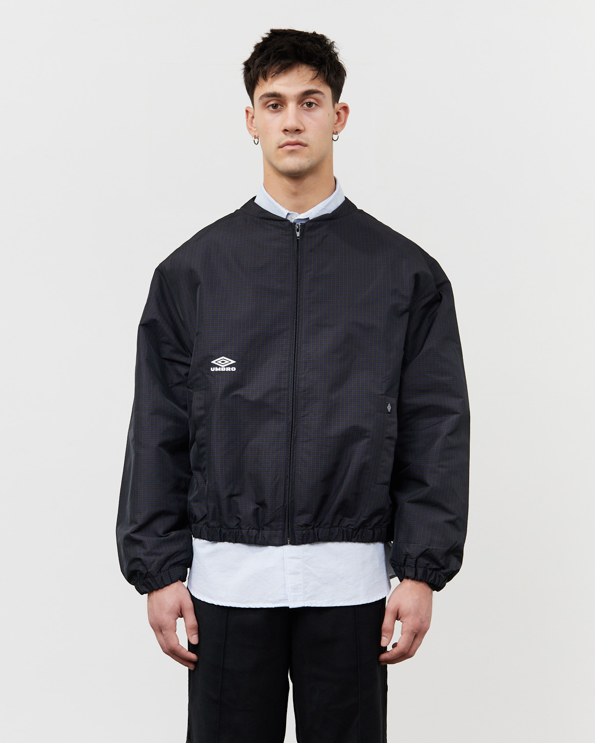 Check Bomber Jacket