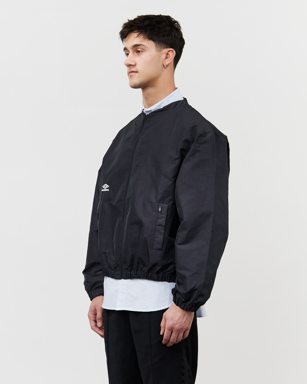 Check Bomber Jacket