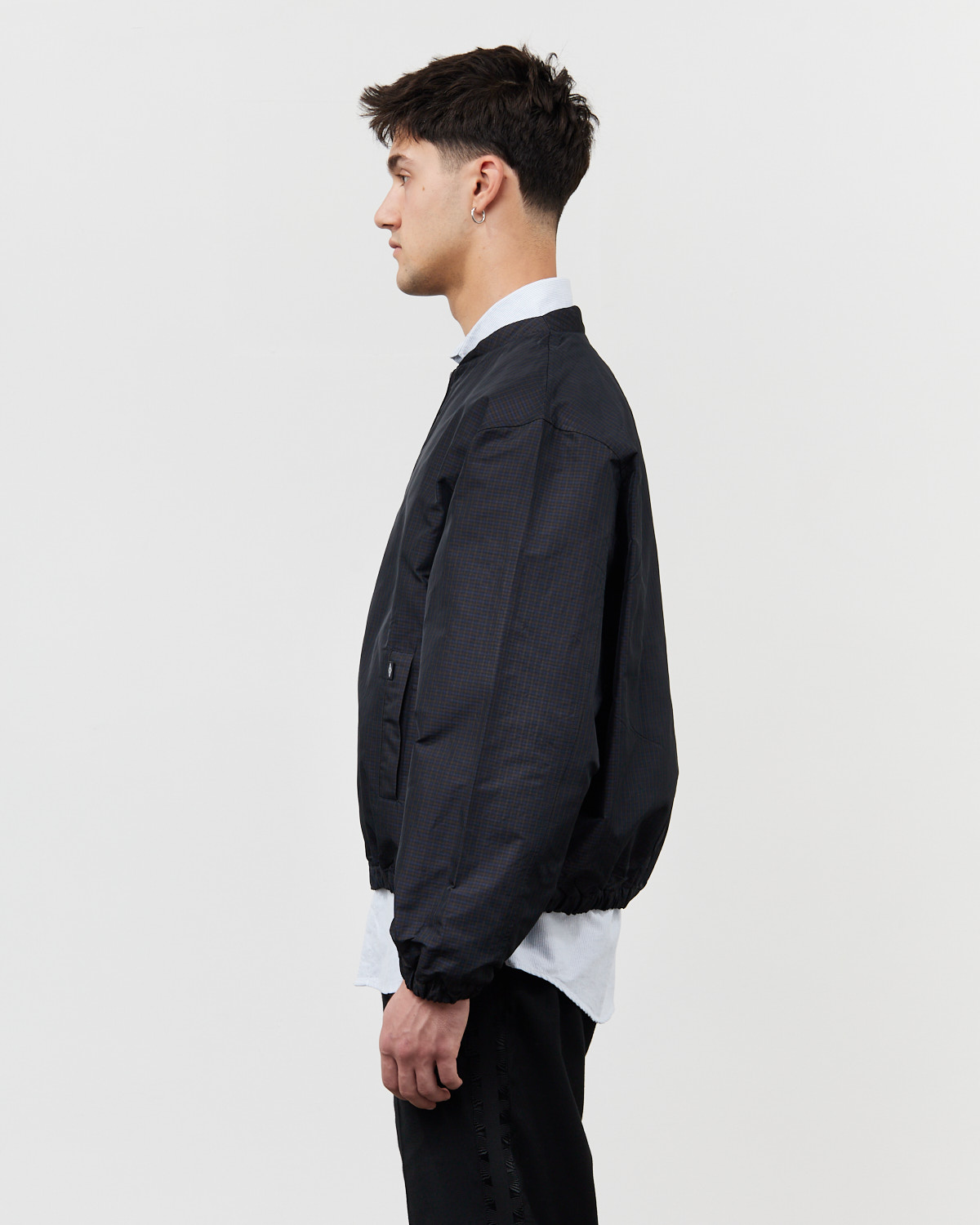 Check Bomber Jacket