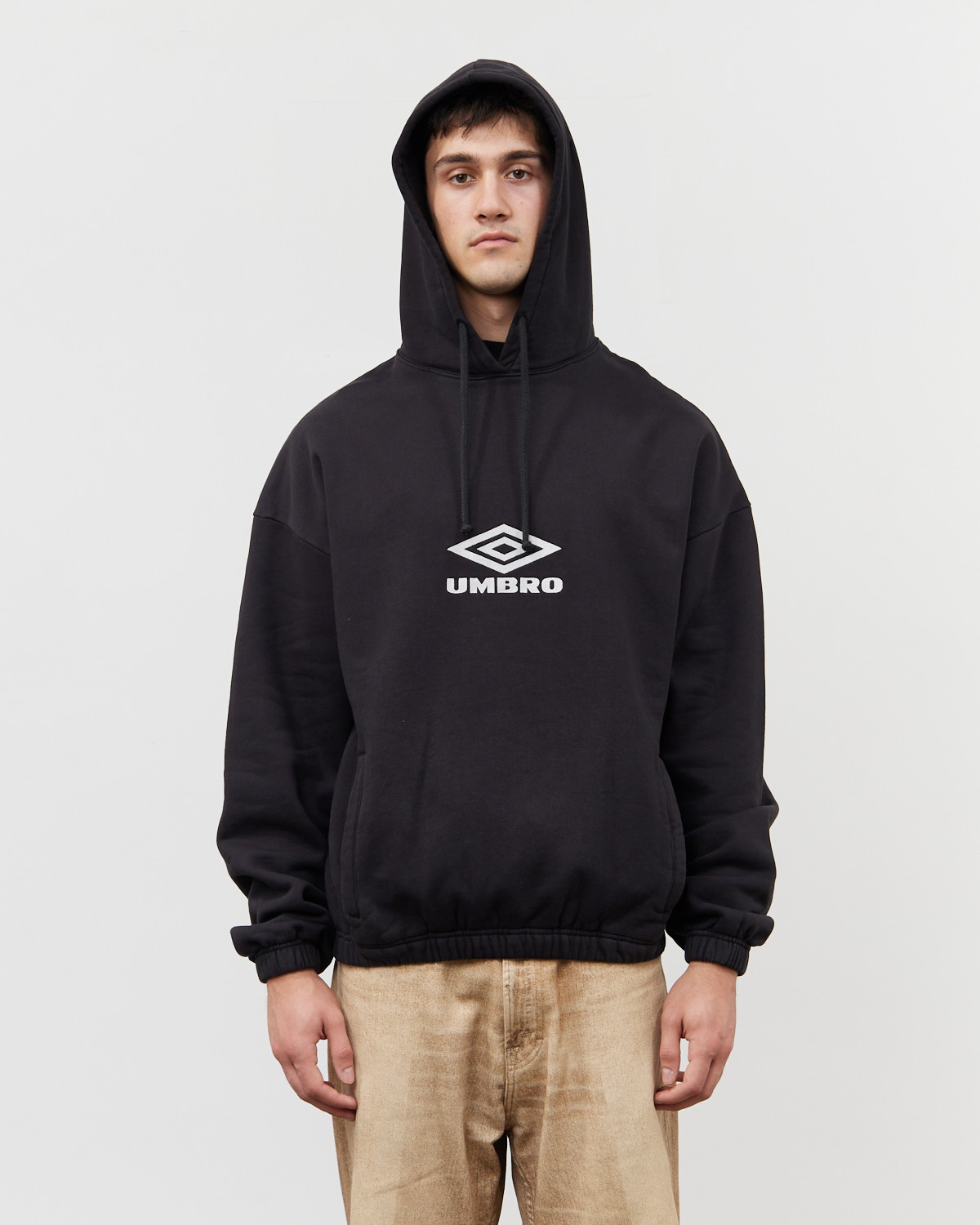 OG Logo Mask Hoodie Black