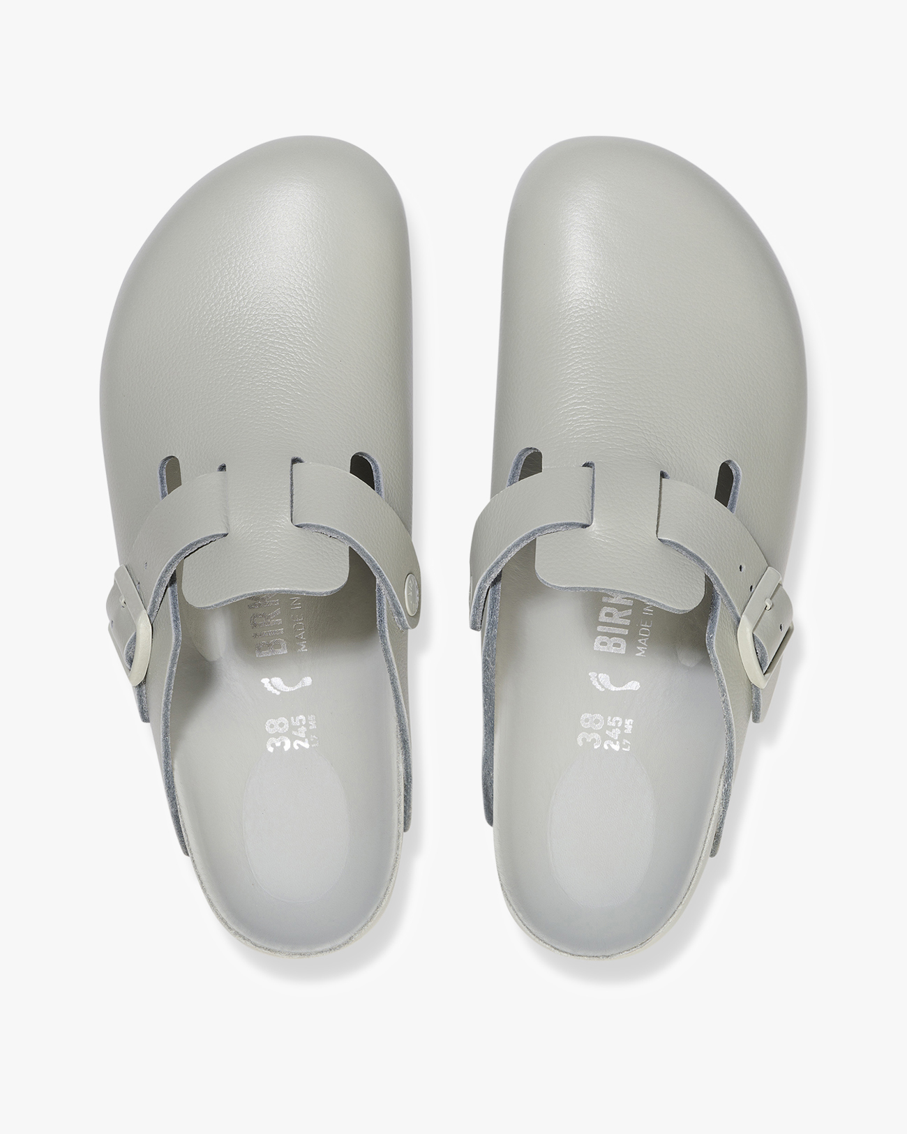 Boston Exquisite Mineral Grey Natural Leather Regular