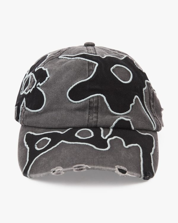 Locke Denim Applique Baseball Cap